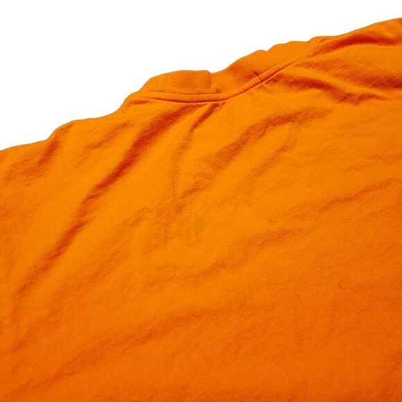 Vintage 90s orange top tee tshirt - Picture 4 of 4